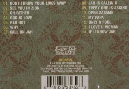 Luciano: Call on Jah, FS-New, Rude Boy(), UK, 2004 - CD - 92176 - 10,00 Euro