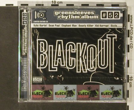 V.A.Greensleeves Rhythm Album: #52, Blackout, 20 Tr., FS-New, Greensleeves Rec.(), UK, 2004 - CD - 93669 - 7,50 Euro