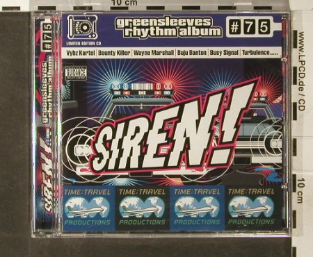 V.A.Greensleeves Rhythm Album: #75, Siren!,FS-New, Greensleeves Rec(GRELcd775), UK, 2005 - CD - 93745 - 10,00 Euro