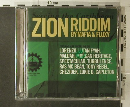 V.A.Zion Riddim by Mafia & Fluxy: 12 Tr., FS-New, Heartbeat(HBECD 20651), NL, 2005 - CD - 96200 - 10,00 Euro