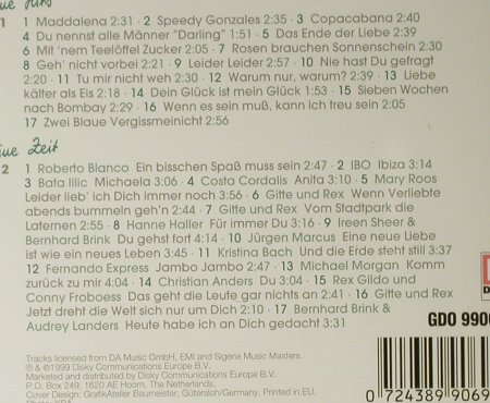 Gildo,Rex: Seine Hits Und Seine Zeit, Disky(990692), EU, 1999 - 2CD - 50488 - 7,50 Euro