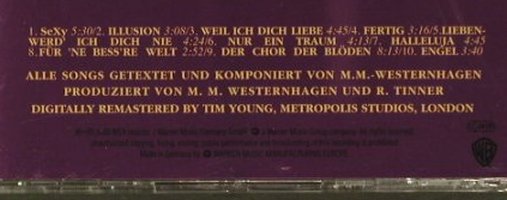 Westernhagen: Halleluja, remastered, WB(), D, 1998 - CD - 50768 - 5,00 Euro