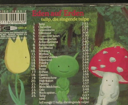 Eden Auf Erden: Tulip Die Singende Tulpe, Normal(), EU,  - CD - 51193 - 7,50 Euro