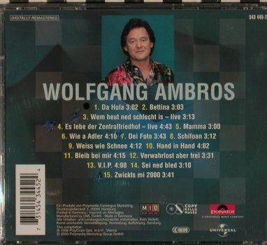 Ambros,Wolfgang: Millenium, woc, Polydor(543 445-2), D, 2000 - CD - 51205 - 3,00 Euro