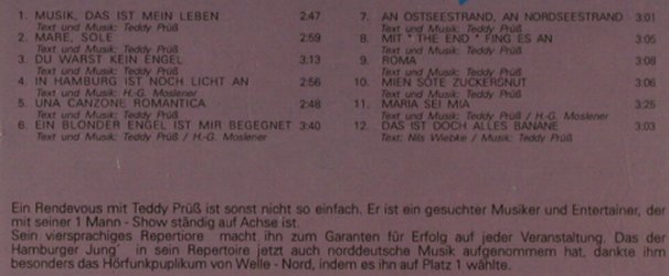 Prüß,Teddy: Rendezvous mit, MSE(3613-02), D, 1992 - CD - 51263 - 5,00 Euro