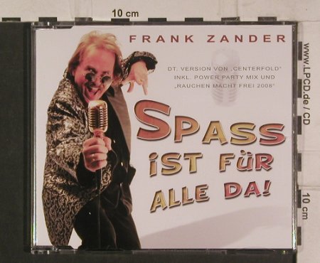 Zander,Frank: Spass ist für alle da! *3+1, Da Music(), D,  - CD5inch - 51278 - 2,50 Euro