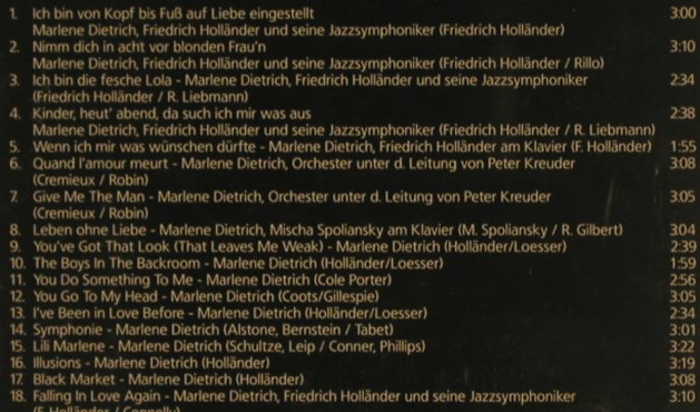 Dietrich,Marlene: Von Kopf Bis Fuß..., Gala(203206-207), D, 2000 - CD - 51316 - 5,00 Euro