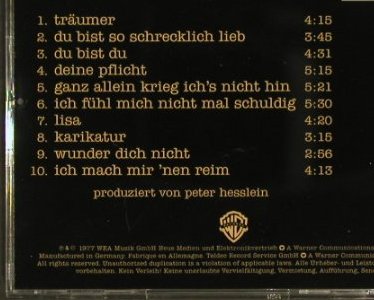 Westernhagen,Marius Müller: Ganz Allein Krieg Ich's Nicht Hin, WB(), D, 1977 - CD - 59950 - 5,00 Euro