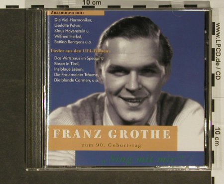 Grothe,Franz: Sing mit mir, (UFA-Filme), AllScore(), D, 99 - CD - 60261 - 5,00 Euro