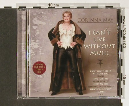 May,Corinna: I Can't Live Without Music, Jupiter(), EU, 02 - CD - 60549 - 7,50 Euro