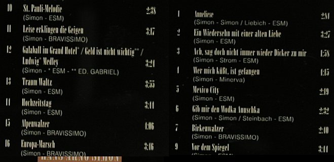 Simon,Hans Arno/Orch.Siegfried Mai: Goldene Hits A, Simon Rec.(SR-CD 303L), D, 1994 - CD - 68498 - 5,00 Euro