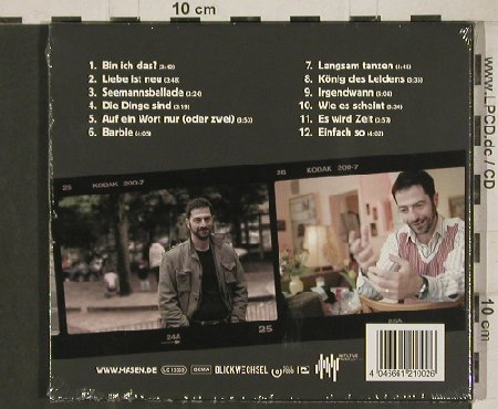Masen: Wenn Schon Suchen,dann das Glück, Blickwechsel(BW001), FS-New, 2011 - CD - 80901 - 7,50 Euro