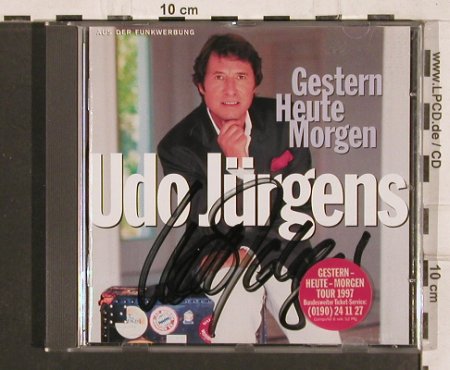 Jürgens,Udo: Gestern-Heute-Morgen, signiert, BMG(), D, 1996 - CD - 82077 - 20,00 Euro