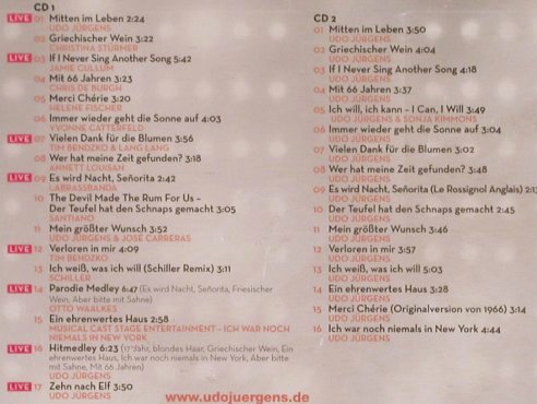 Jürgens,Udo: Mitten im Leben - Tribute Album, Sony ZDF(88883 79321 2), EU, 2014 - 2CD - 82850 - 10,00 Euro