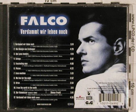 Falco: Verdammt Wir Leben Noch, GIG(), D, 1999 - CD - 83087 - 7,50 Euro