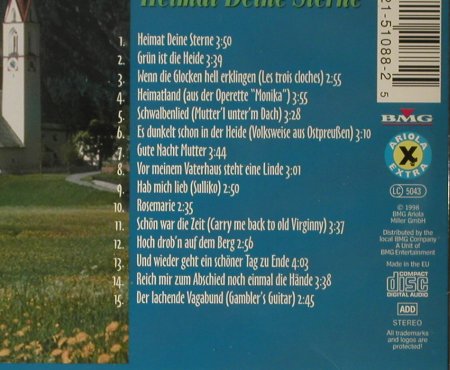 Bertelmann,Fred: Heimat Deine Sterne, Ariola(), EU, 1998 - CD - 83976 - 7,50 Euro