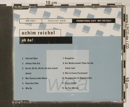 Reichel,Achim: Oh ha!, 12Tr..Promo, WEA(), D, 96 - CD - 90214 - 10,00 Euro