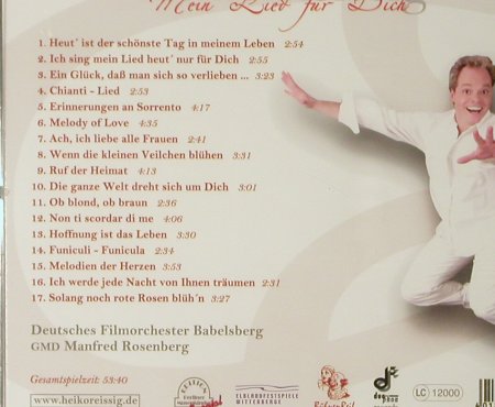 Reissig,Heiko: Mein Lied für Dich, FS-New, Duophon(), ,  - CD - 93810 - 10,00 Euro