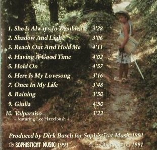 Busch,Dirk: Having a good Time, Sophisticat Music(SOPH cd 2508), D, 1991 - CD - 93851 - 10,00 Euro