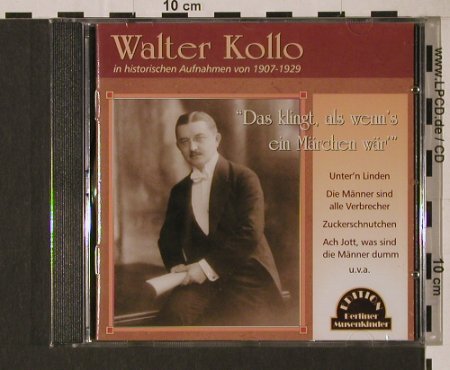 Kollo,Walter: Das Klingt, Als Wenn's..., Duophon(), D, FS-New, 03 - CD - 94409 - 10,00 Euro