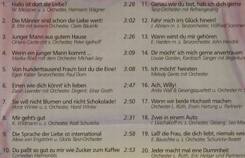 V.A.Wahre Liebe: ...Vom Herzklopfen Zum Eheglück, Duophon(), D, 2000 - CD - 94434 - 10,00 Euro