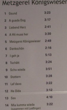 Zweckinger: Metzgerei Königswieser, BSC(), , 2006 - CD - 94442 - 10,00 Euro
