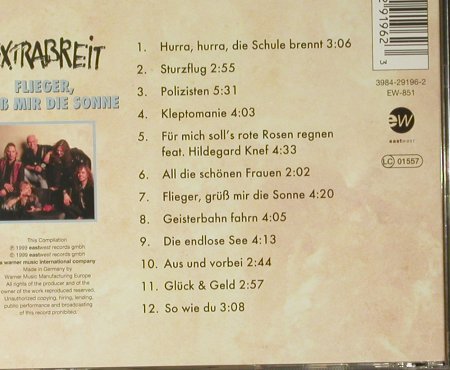 Extrabreit: Flieger Grüss Mir Die Sonne, EW(), D, 1999 - CD - 95471 - 7,50 Euro