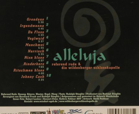 Referend Rude/WildenbergerSchloß K.: Alleluja, MundArt(), D, 2005 - CD - 97031 - 7,50 Euro