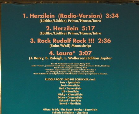 Rudolf Rock & Die Schocker: Herzilein*2+2, RCA(PD 44184), D, 1990 - CD5inch - 98759 - 2,50 Euro