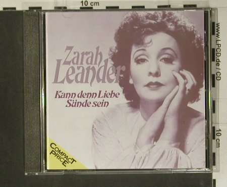 Leander,Zarah: Kann Denn Liebe Sünde Sein, EMI(), D,  - CD - 98997 - 5,00 Euro