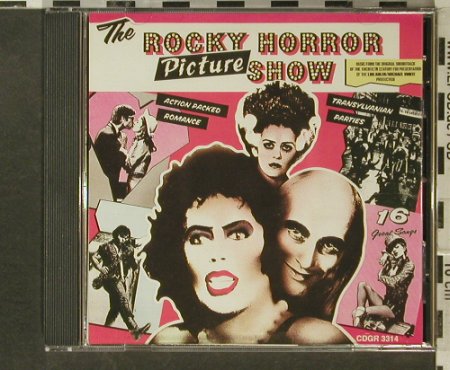 Rocky Horror Picture Show: Orig.Soundtr.,14Tr., Green Line(CDGR 3314), EEC, 1989 - CD - 50010 - 5,00 Euro