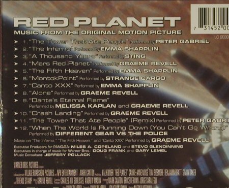 Red Planet: Music From, WB(), EU, 00 - CD - 50507 - 5,00 Euro
