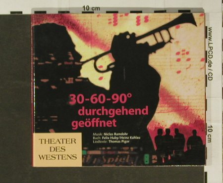 30-60-90° durchgehend geöffnet: Theater des Westens, Abendspaß(), D, Digi, 98 - CD - 52128 - 5,00 Euro