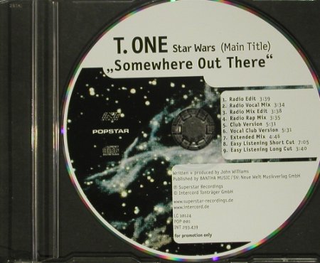 Star Wars: T.One:Somewhere Out There*9NoCover, Superstar(), D,Promo,  - CD5inch - 66359 - 1,00 Euro