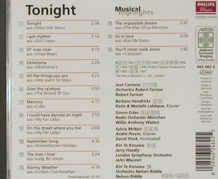 V.A.Tonight: Musical Highlights, eloquence(), D, 79 - CD - 66726 - 4,00 Euro