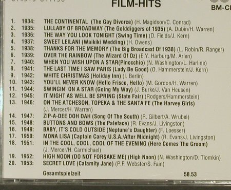 V.A.60 Jahre Oscar: Vol.1-Film Hits 1934-1953, Bella Musica(), ,  - CD - 69254 - 5,00 Euro