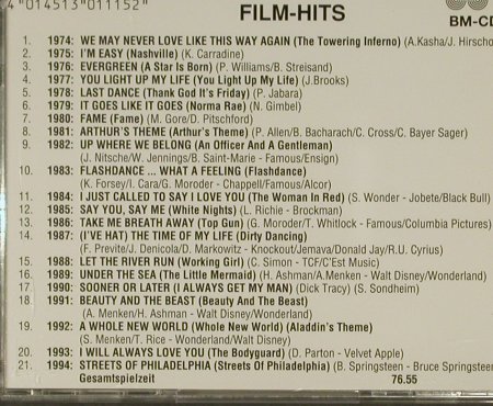 V.A.60 Jahre Oscar: Vol.3-Film Hits 1974-1994, Bella Musica(), ,  - CD - 69263 - 5,00 Euro