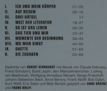 Gernhardt,Robert / Bärenz/Wolff: Der Ton im Wörtersee, Raben Rec. EFA(94530), D, 1996 - CD - 80448 - 7,50 Euro