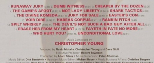 Runaway Jury / Das Urteil: Comp.by Christopher Young, Varese(VSD-6524), D, 2003 - CD - 81182 - 5,00 Euro