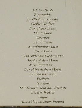 Nüsse,Barbara: Le Desserteur du malheur,BorisVian, B.Nüsse(93021606), DK, 1999 - CD - 81378 - 12,50 Euro