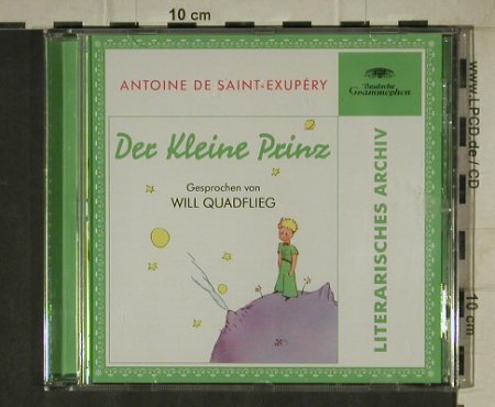 Der Kleine Prinz: gesprochen von Will Quadflieg, D.Gr.(987 475-0), D,Mono, 1959 - CD - 81687 - 5,00 Euro