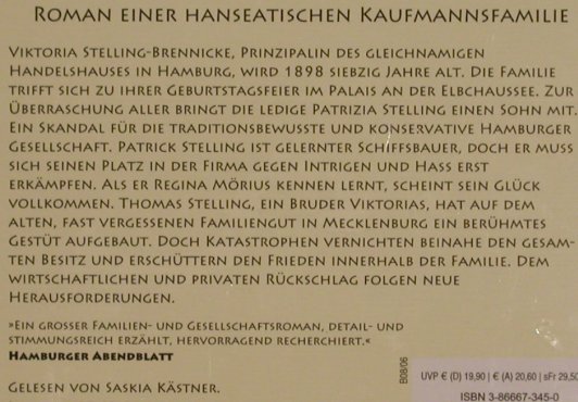 Die Erben der Stellings - Roman: ein. hanseatischen Kaufmannsfamilie, Radioropa(3-866667-345-0), D, FS-Neu, 2006 - 9CD - 82061 - 10,00 Euro