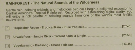 V.A.Echoes of Nature - Regenwald: Die natürlichen Geräusche d.Wildnis, LaserLight(), D, 1995 - CD - 84144 - 5,00 Euro