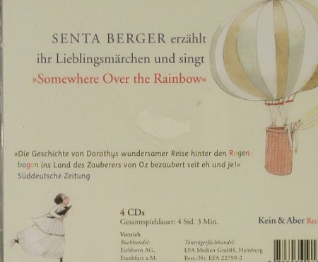 Der Zauberer von Oz: Senta Berger erzählt und singt, Kein&Aber(), FS-new,  - 4CD - 90200 - 10,00 Euro