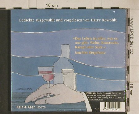 Ringelnatz,Joachim: Ich hatte leider Zeit, Digi, FS-New, Kein&Aber(), ,  - CD - 90244 - 6,00 Euro