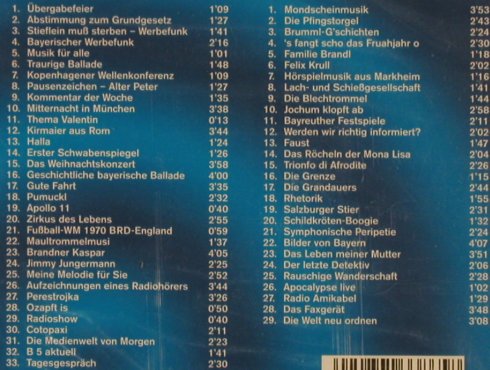 Radiozeiten: 50 Jahre Bayerischer Rundfunk, BR /TR(), D,FS-New, 99 - 2CD - 90486 - 10,00 Euro