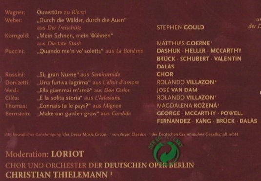 Loriot: Festliche Operngala 2004, FS-New, RCA Red Seal(82876 66823 2), EU, 2004 - CD - 92797 - 7,50 Euro