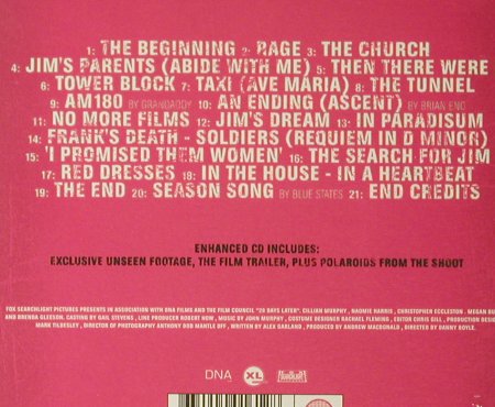 28 Days Later: Film Score, 21 Tr., Digi, XL Rec.(), UK, 2003 - CD - 93658 - 10,00 Euro