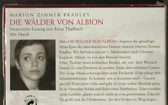 Die Wälder von Albion: Marion Zimmer Bradley, FS-New, Random House(), EU, Box, 1993 - 8CDs - 93897 - 20,00 Euro