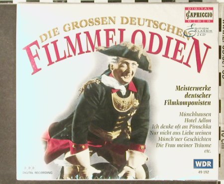 V.A.Großen Deutschen Filmmelodien: Kölner Rundfunk Orch.,, FS-New, Capriccio/WDR(), D,BoxSet, 1997 - 2CD - 94227 - 10,00 Euro